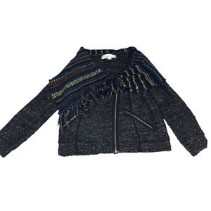 Curio New York Wool Blend Jacket Wrap Scarf Multicolored Size L